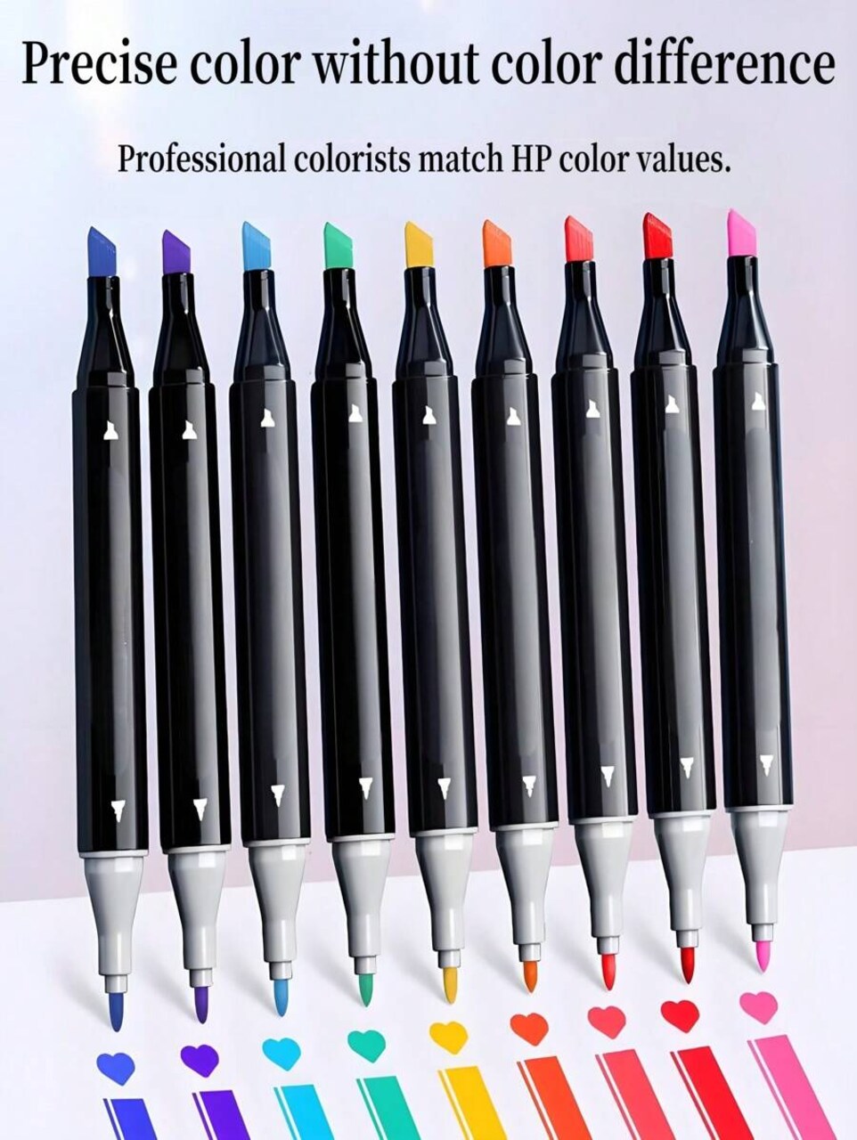 Dual Brush Tip Permanent Art Markers, Quick-Drying Alcohol Markers (36 Colors)